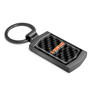 HEMI Powered Real Black Carbon Fiber Gunmetal Black Metal Case Key Chain