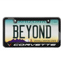 Chevrolet Corvette C8 Black Real 3K Carbon Fiber Glossy Finish License Plate Frame