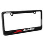 Chevrolet Corvette C8 Z06 Black Real 3K Carbon Fiber Glossy Finish License Plate Frame