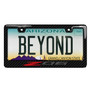 Chevrolet Corvette C8 Z06 3D in Dark Gray on Real Carbon Fiber ABS Plastic License Plate Frame