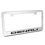 GMC Denali New in 3D Mirror Chrome Metal License Plate Frame