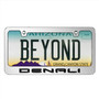 GMC Denali New in 3D Mirror Chrome Metal License Plate Frame