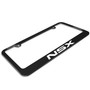 Acura NSX Logo in UV LED Printed on Black Metal License Plate Frame