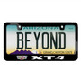 Cadillac XT4 UV LED Printed on Black Metal License Plate Frame