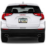 GMC Terrain UV LED Printed on Black Metal License Plate Frame