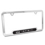 Infiniti in 3D Embossed Black Insert Chrome Finish 50 States Stainless Steel License Plate Frame