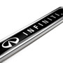 Infiniti in 3D Embossed Black Insert Chrome Finish 50 States Stainless Steel License Plate Frame
