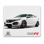 Honda Civic Type-R in White Side View Graphic PC Mouse Pad for Gaming and Office