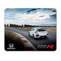 Honda Civic Type-R in White Back View Racing Graphic PC Mouse Pad for Gaming and Office