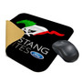 Ford Mustang Unites Italy Flag Graphic PC Mouse Pad for Gaming and Office