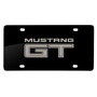 Ford Mustang GT Laser Mark Matt-Look Black Acrylic License Plate