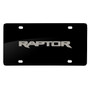 Ford F-150 Raport Laser Mark Matt-Look Black Acrylic License Plate