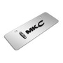 Lincoln MKC 3D Logo 12" x 4.25" European Look Chrome Half-Size Stainless Steel License Plate