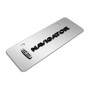 Lincoln Navigator 3D Logo 12" x 4.25" European Look Chrome Half-Size Stainless Steel License Plate