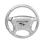 Dodge R/T Silver Steering Wheel Key Chain