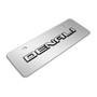 GMC Denali 3D Nameplate 12" x 4.25" European Look Chrome Half-Size Stainless Steel License Plate