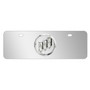 Buick 3D Chrome Metal Logo 12" x 4.25" European Look Chrome Half-Size Stainless Steel License Plate