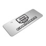 Jeep Cherokee 3D Logo 12" x 4.25" European Look Chrome Half-Size Stainless Steel License Plate