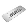 Jeep Grand Cherokee 3D Logo 12" x 4.25" European Look Chrome Half-Size Stainless Steel License Plate