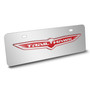 Jeep Trailhawk 3D Logo 12" x 4.25" European Look Chrome Half-Size Stainless Steel License Plate