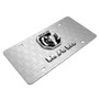 RAM 2019 3D Dual Logo on Logo Pattern Brushed Aluminum License Plate