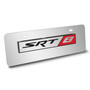 Dodge Jeep RAM SRT-8 Logo 3D Logo 12" x 4.25" European Look Chrome Half-Size Stainless Steel License Plate