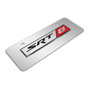 Dodge Jeep RAM SRT-8 Logo 3D Logo 12" x 4.25" European Look Chrome Half-Size Stainless Steel License Plate