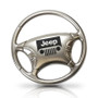 Jeep Grill Logo Steering Wheel Style Key Chain