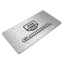 Jeep Gladiator 3D Logo on Logo Pattern Brushed Aluminum License Plate