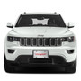 Jeep Trailhawk 3D Logo on Logo Pattern Brushed Aluminum License Plate