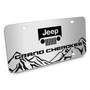 Jeep Grand Cherokee Rock Mountain Graphic Brush Special Aluminum Metal License Plate