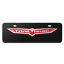 Jeep Trailhawk 3D Logo 12" x 4.25" European Look Black Half-Size Stainless Steel License Plate