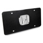Honda 3D Chrome Logo on 100% Real Carbon Fiber License Plate