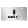 Lincoln MKC 3D Dual Logo Mirror Chrome Stainless Steel License Plate