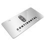 Lincoln Continental 3D Dual Logo Mirror Chrome Stainless Steel License Plate