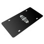 Lincoln 3D Large-Size Metal Logo Black Stainless Steel License Plate