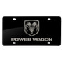 RAM Power Wagon Laser Mark Matt-Look Black Acrylic License Plate