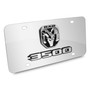 2019 RAM 3500 3D Dual Logo on 12"X6" Chrome Stainless Steel License Plate