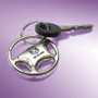 RAM Logo Steering Wheel Key Chain