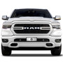 RAM 2019 3D Logo 12" x 4.25" European Look Chrome Half-Size Stainless Steel License Plate