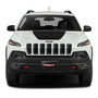 Jeep Trailhawk 3D Logo Black Stainless Steel License Plate