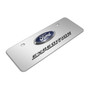 Ford Expediti3D Logo 12" x 4.25" European Look Chrome Half-Size Stainless Steel License Plate