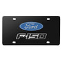 Ford F-150 2008-2014 3D Dual Logo Black Stainless Steel License Plate