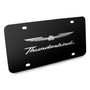 Ford Thunderbird 3D Black Stainless Steel License Plate