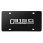 iPick Image - 3D Logo Black Stainless Steel License Plate - Ford F-150 Platinum