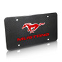 Ford Mustang in Red UV Graphic 100% Real Black Carbon Fiber License Plate