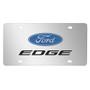 Ford Edge 3D Dual Logo Mirror Chrome Stainless Steel License Plate