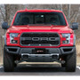 Ford F-150 in Red 2015 up 3D Logo on Logo Pattern Black Aluminum License Plate