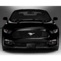 Ford Mustang 3D Black Pony Logo on Black Stainless Steel License Plate