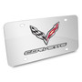 Chevrolet 2014 Corvette C7 Mirror Chrome Metal License Plate